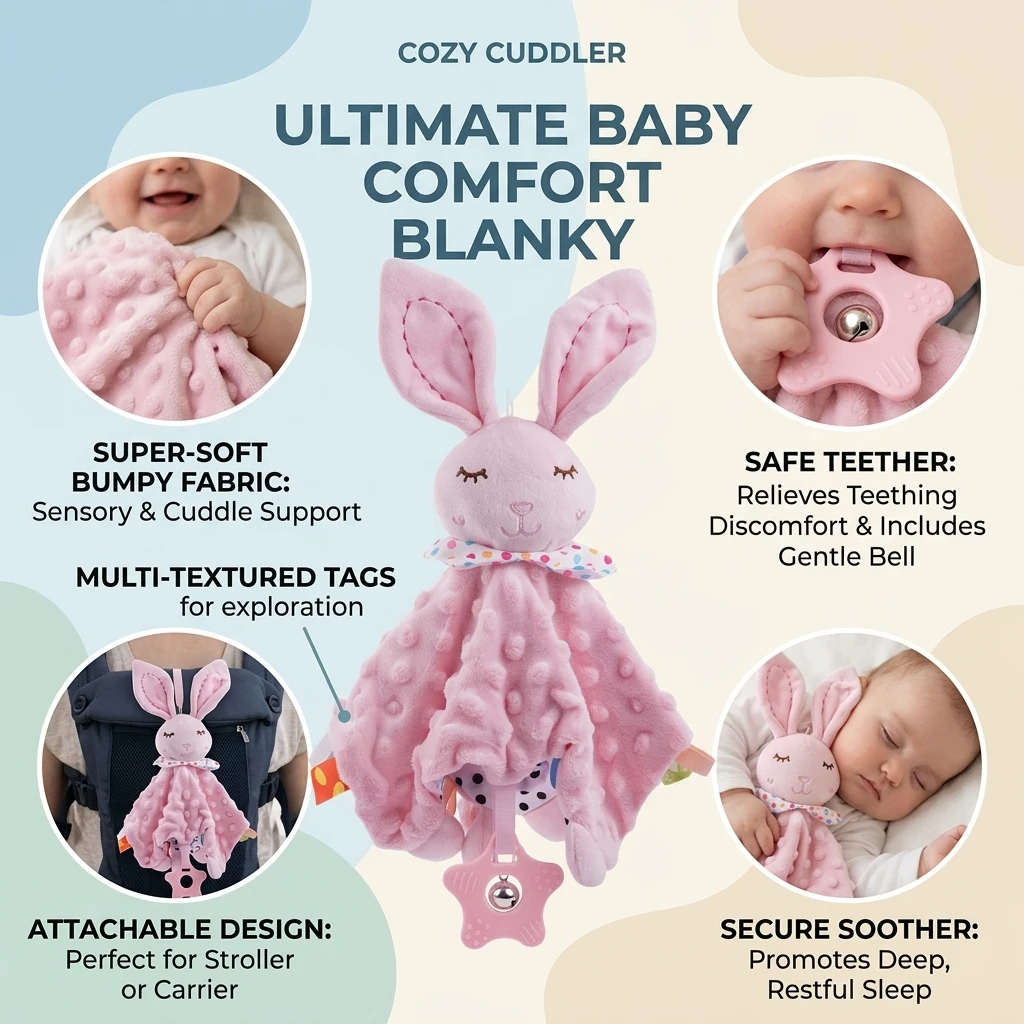 Newborn Baby Plush Stuffed Toys Cute Animal Blanket Comforter Bunny Elephant Soothe Appease Sleeping Towel Baby Gift
