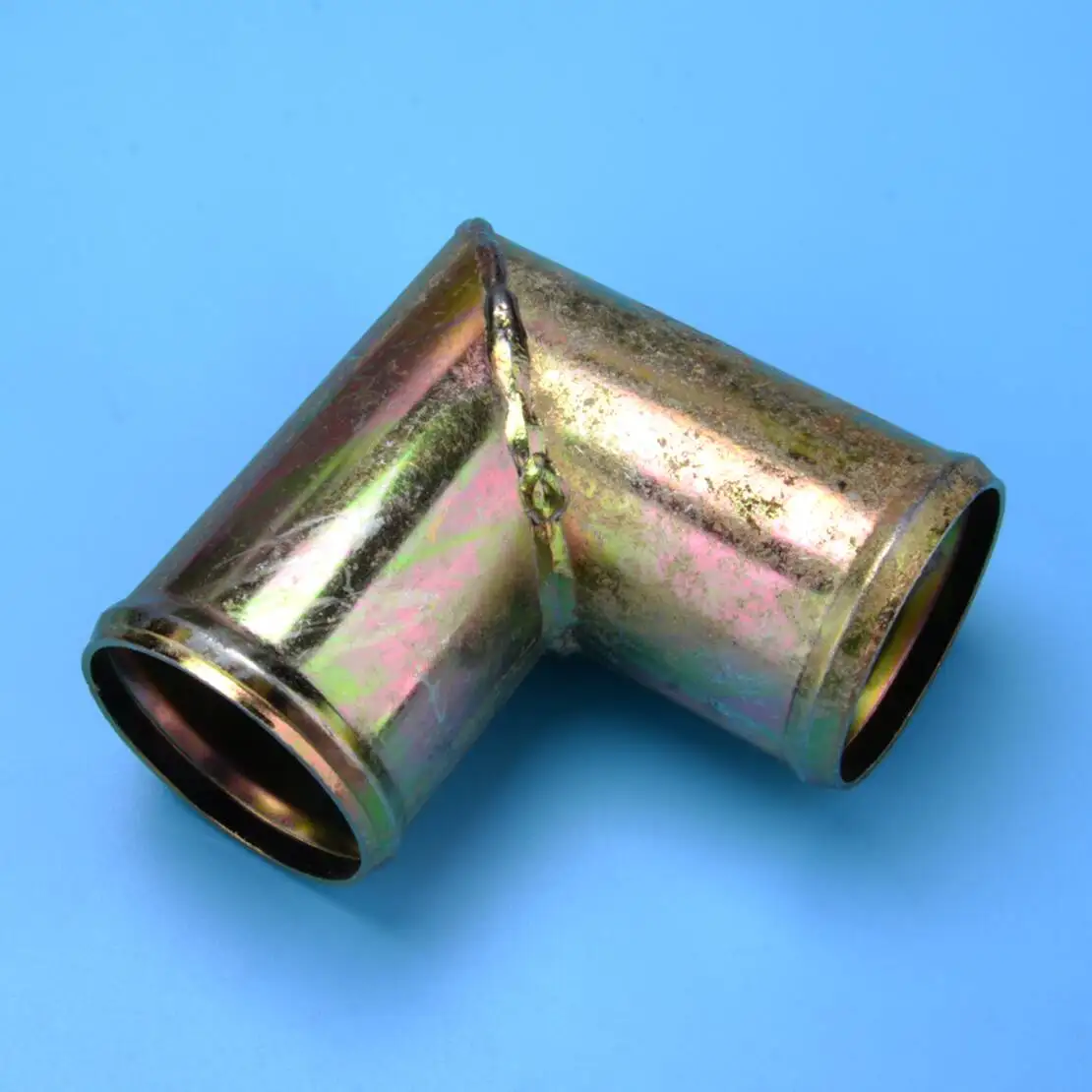 

45 мм, 1,75 дюйма, наружный диаметр 90 градусов, соединительный шланг охлаждающей жидкости радиатора, L-труба, универсальная золотая трубка