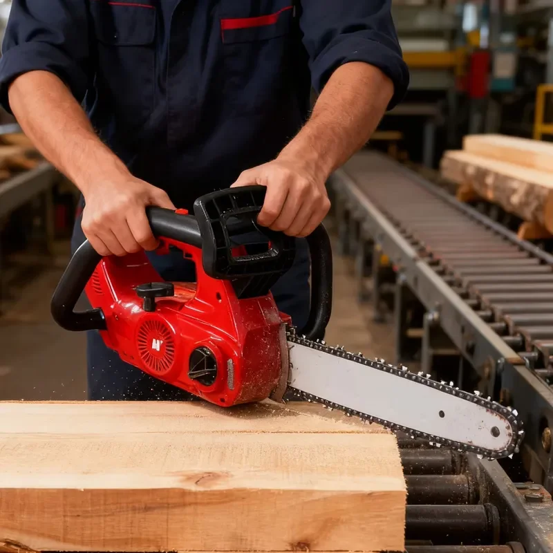 

N+PLUS Professional Strong Power Practical Cordless Electric Chainsaw Fast Speed Cutting Smoothly Wireless Portable Chain Saw