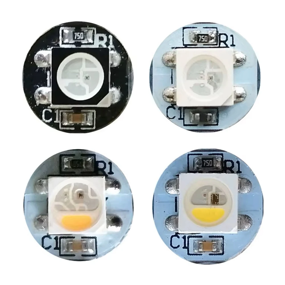 10-1000PC WS2812B SK6812 RGBW RGBWW Lamp Beads 5050 RGB 4Pin Black White Individually Addressable Led Chip Built-in Replace DC5V