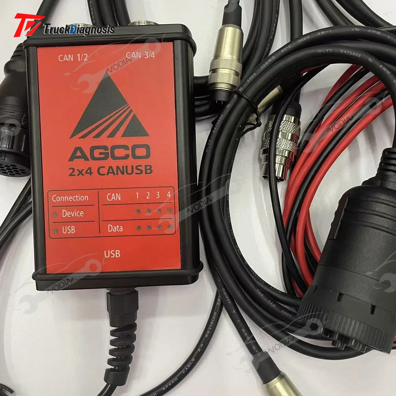 for AGCO Diagnostic kit FOR AGCO CANBUS FENDT FenDias Massey Ferguson FOR AGCO SISU Power WinEEM4 Service Tool with key dongle