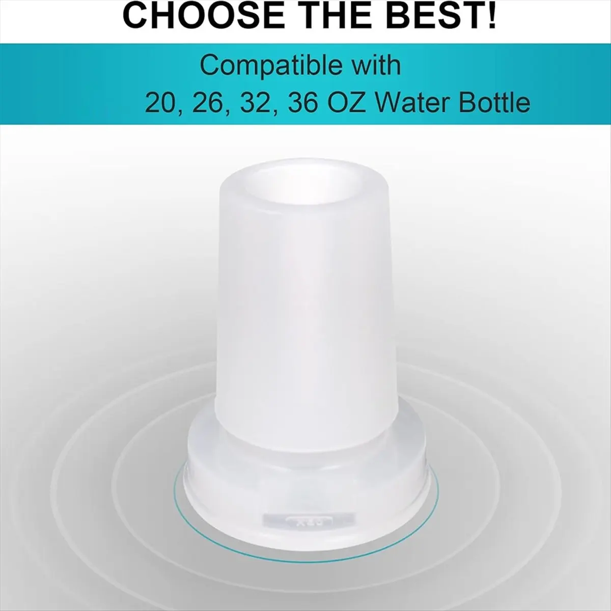 A75K 6Pack Water Bottle Mouthpiece Replacement for Water Bottle, Silicone Water Bottle Bite Valve Replacement Parts