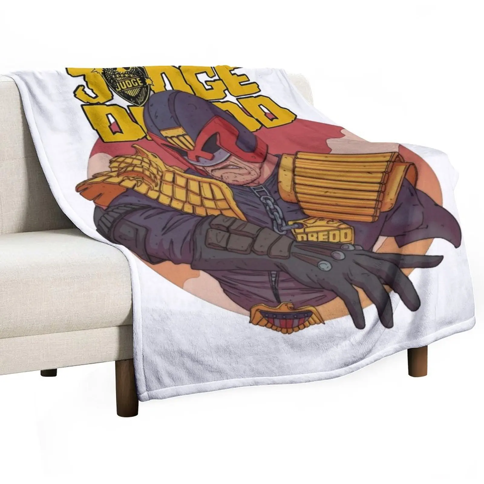 

judge dredd Throw Blanket Soft Warm Blanket Gift for Men Women Adults