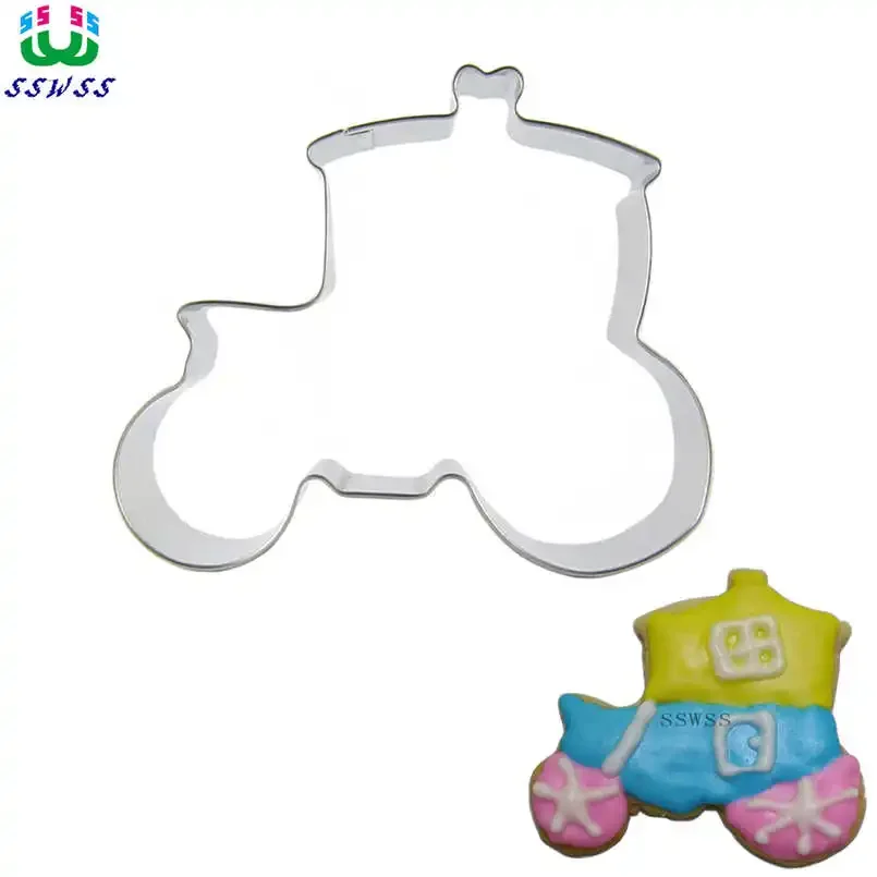 Рождественская кухня, столовая и барная серия инструментов, карета из нержавеющей стали, форма для выпечки торта, прямые продажи