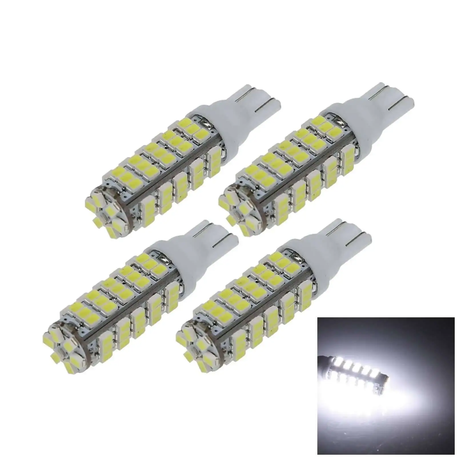 4X White Rv T10 W5W…