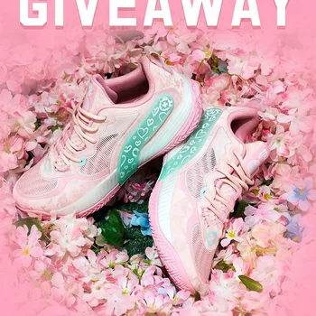 RIGORER AR 배틀 2 'Think Pink' 농구화 남성용, 충격 쿠션 로우탑 전문 실용 스니커즈, Z323360103