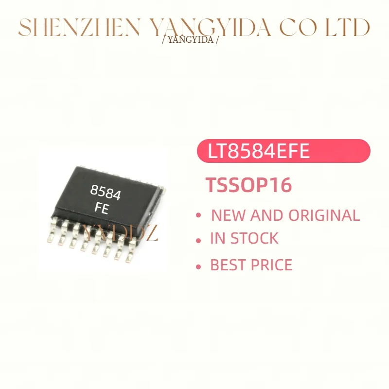 LT8584EFE#TRPBF   NEW AND ORIGINAL IN STOCK   CHIP  2.5A Monolithic Active CellBalancer with Telemetry Interface