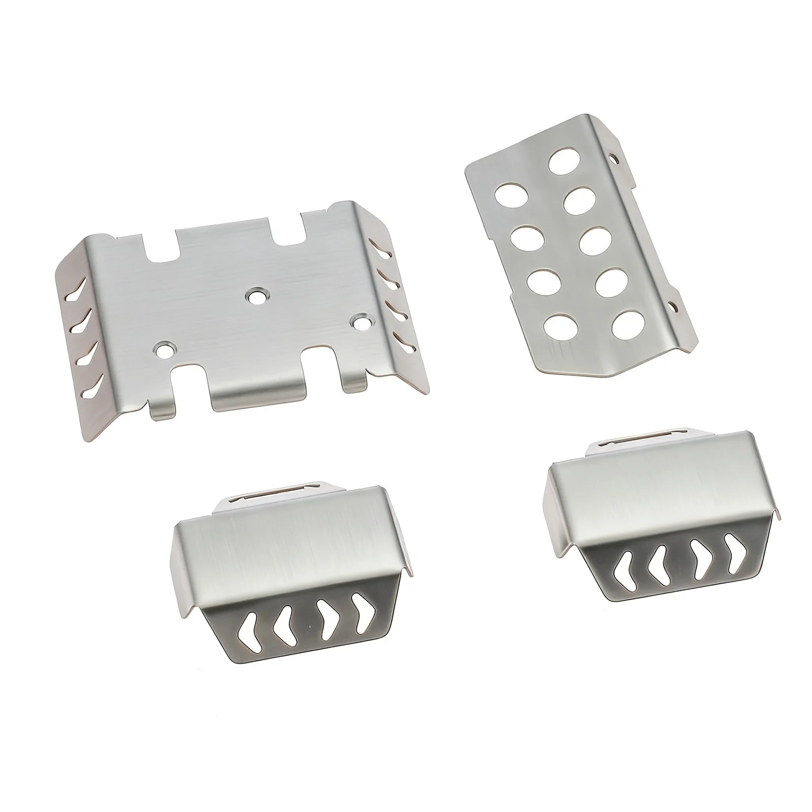 แผ่นกันกระแทกใต้ท้องรถ RGT LC79 86160 ทำจากสแตนเลส สำหรับรถบังคับวิทยุ อุปกรณ์เสริมสำหรับการอัพเกรด