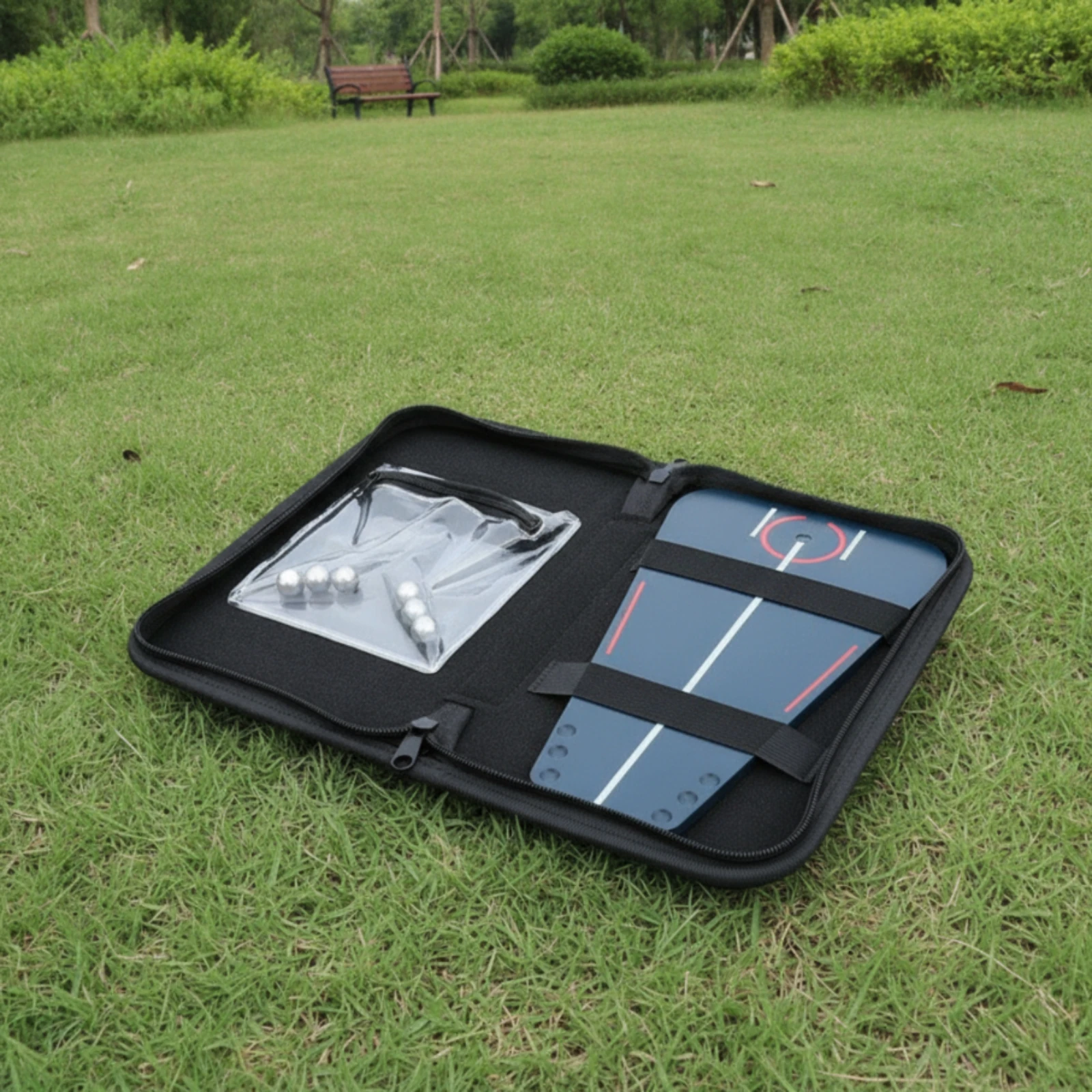 Golf Putting Practice Aid with Training Balls Accurate Golf Putting Practice Aid Lightweight Exact for Golfers, Indoor, Home