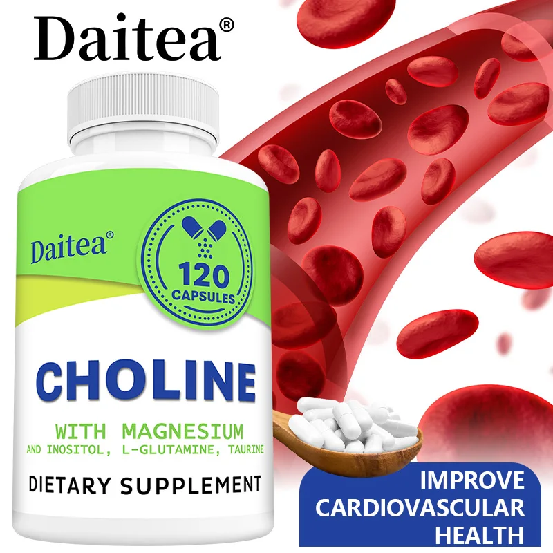 

Капсулы с холином, высококонцентрированный элементарный холин, поддержка когнитивных функций и памяти, здоровье печени, энергия и метаболизм, без ГМО.