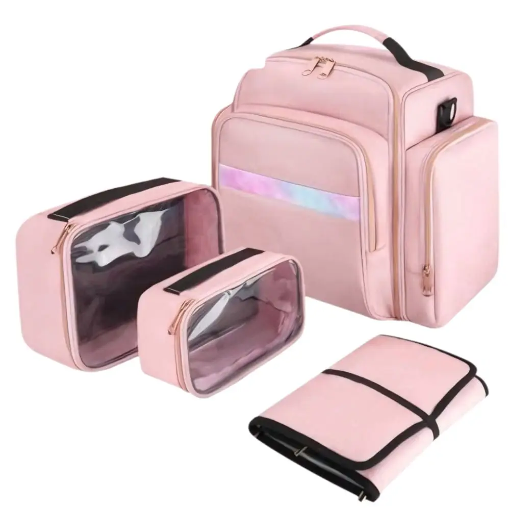 borsa-per-il-trucco-pieghevole-con-4-scomparti-rimovibili-tasca-in-rete-organizer-cosmetico-antiurto-resistente-all'usura-portatile-porta-pennelli-da-viaggio