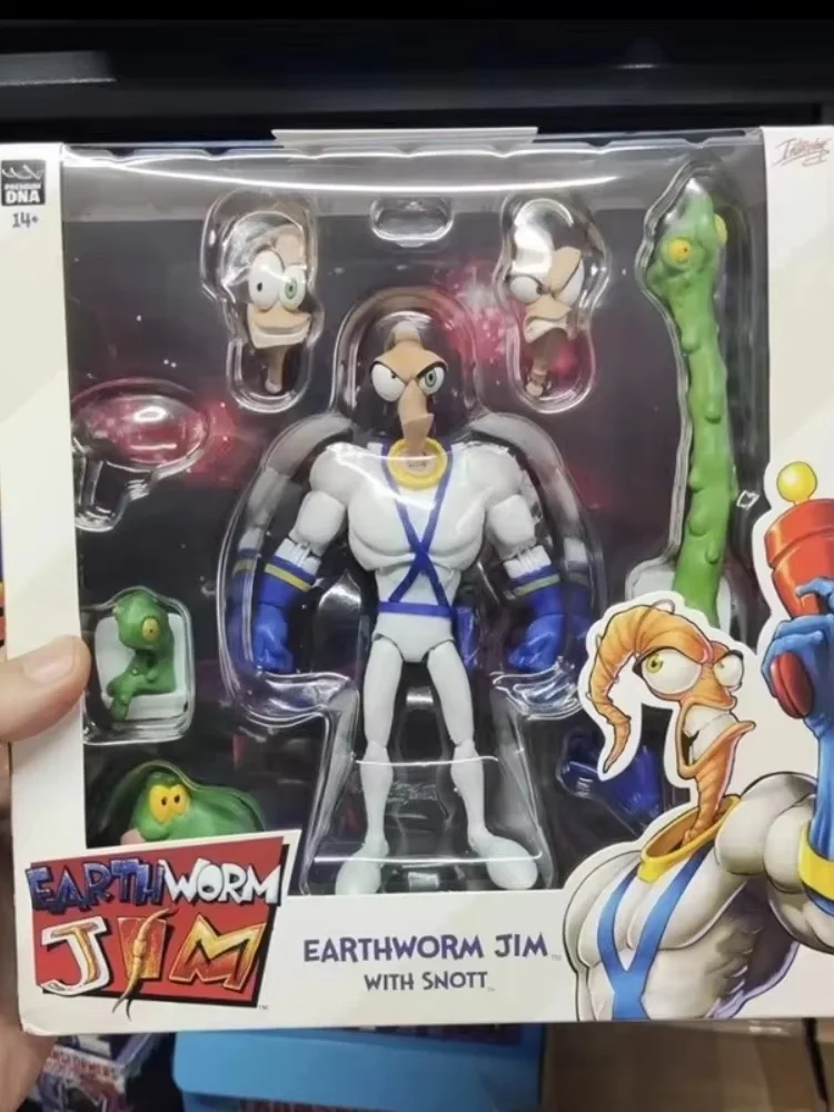 Original Earthworm Jim 2.0 Pdna 1/12 Psy Crow Bob The Killer Action Figure Worm Body Psy-Crow The Killer Collectible Toys Gifts