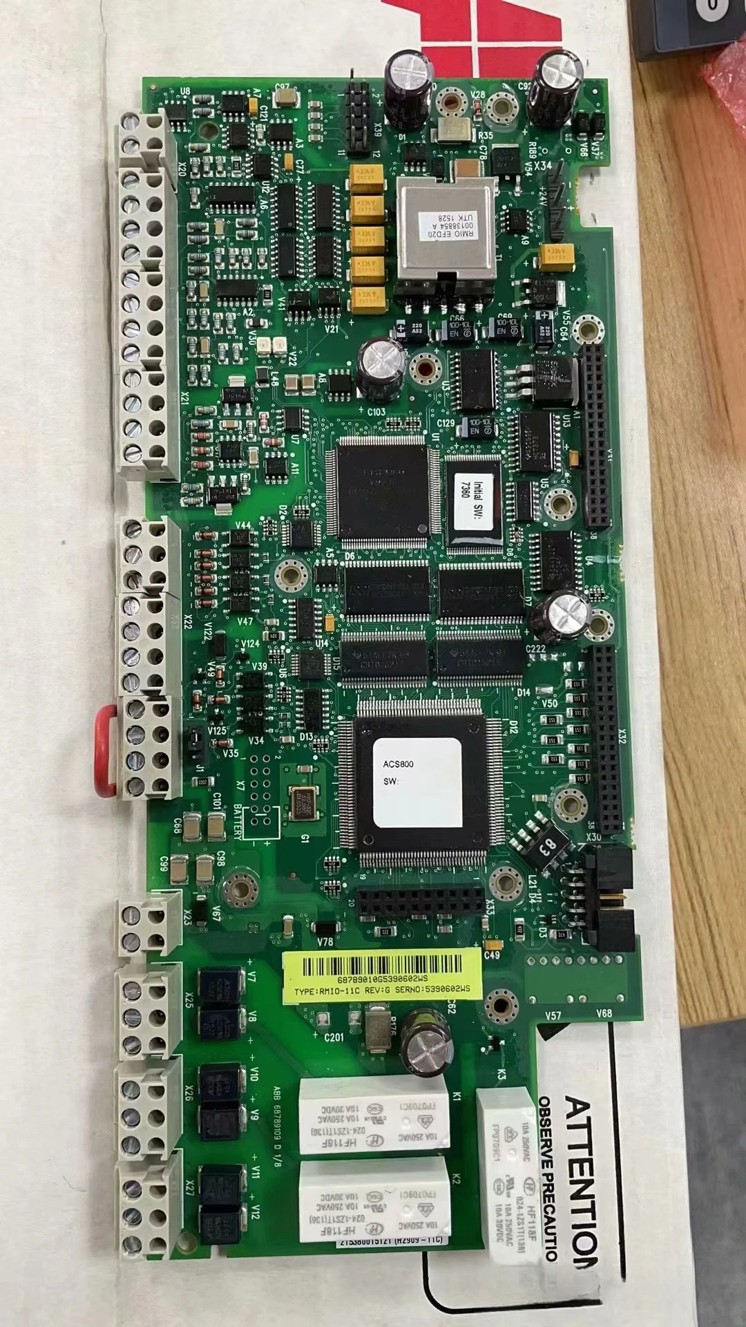 Parts adapted to ABB inverter main board RMIO-11C ACS800 series main board terminal IO board original