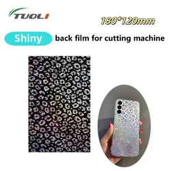 TUOLI 10pcs Shiny Embossed Color Sticker Back Cover Protector for Hydrogel Film Cutting Machine Rear Mobile Phone Skin