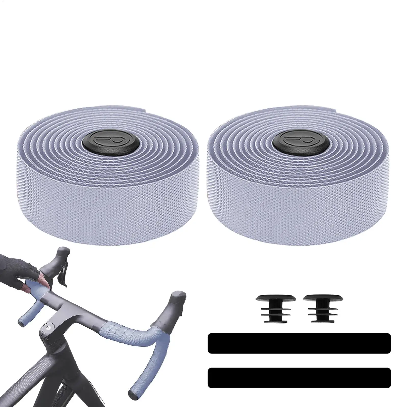 Bicycle Handlebar Tape Comfortable Shock-Absorbing Adhesive Handle Wraps Bicycle Handlebar Grip Wrap Buffer Pad For Comfortable
