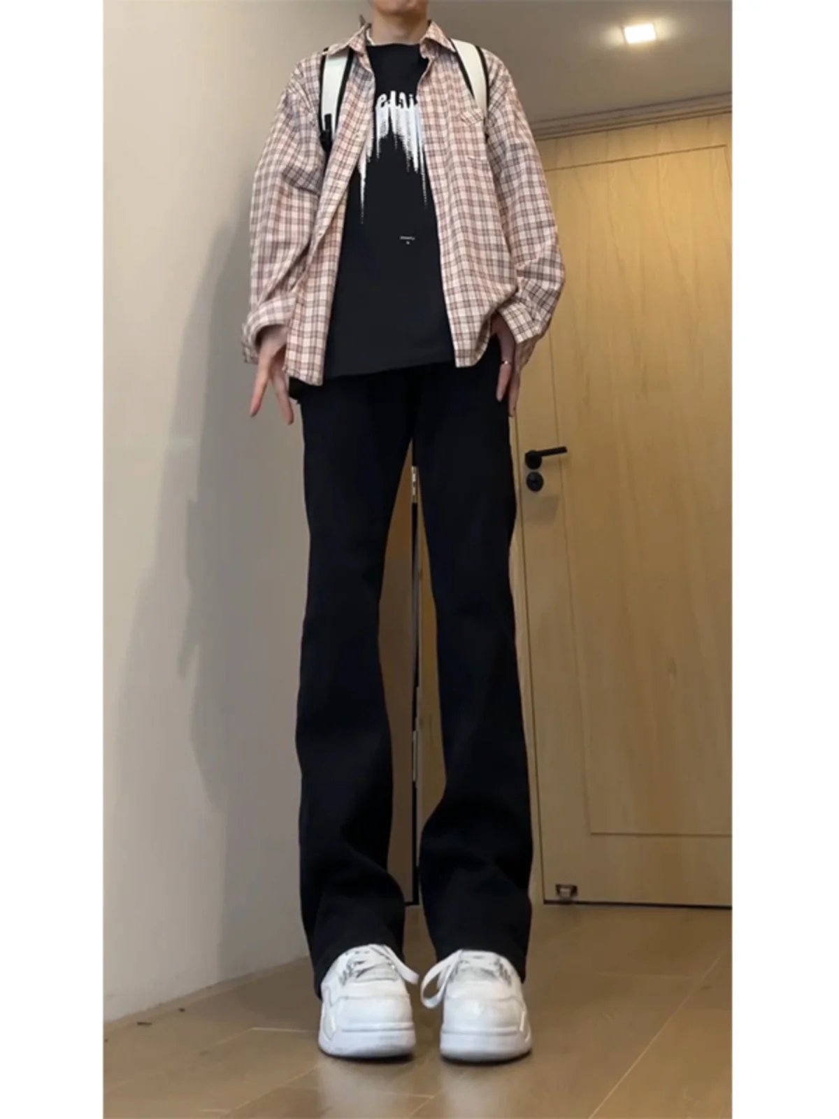 

Мужские джинсы Cleanfit Bla Slim Fit: модные американские прямые брюки с эффектом потертости для молодежи