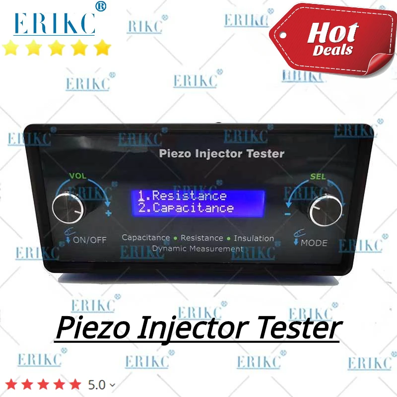 ERIKC Piezo Injector Tester E1024149 VDO Piezoelectric Injector AHE Dynamic Lift Travel Measuring Tool CRI250 for Siemens