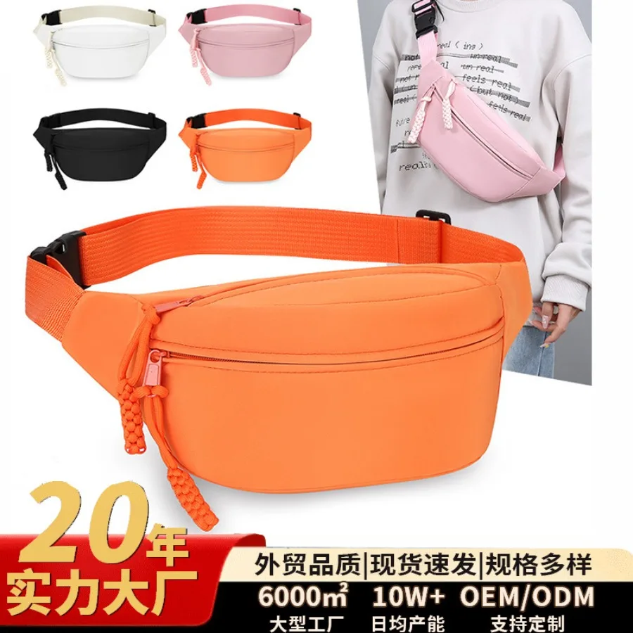 

【Новый стиль】Нейлоновая повседневная сумка-рюкзак в простом трендовом стиле 2026 года, новая спортивная поясная сумка для мужчин и женщин, универсальная сумка через плечо для поездок на работу.