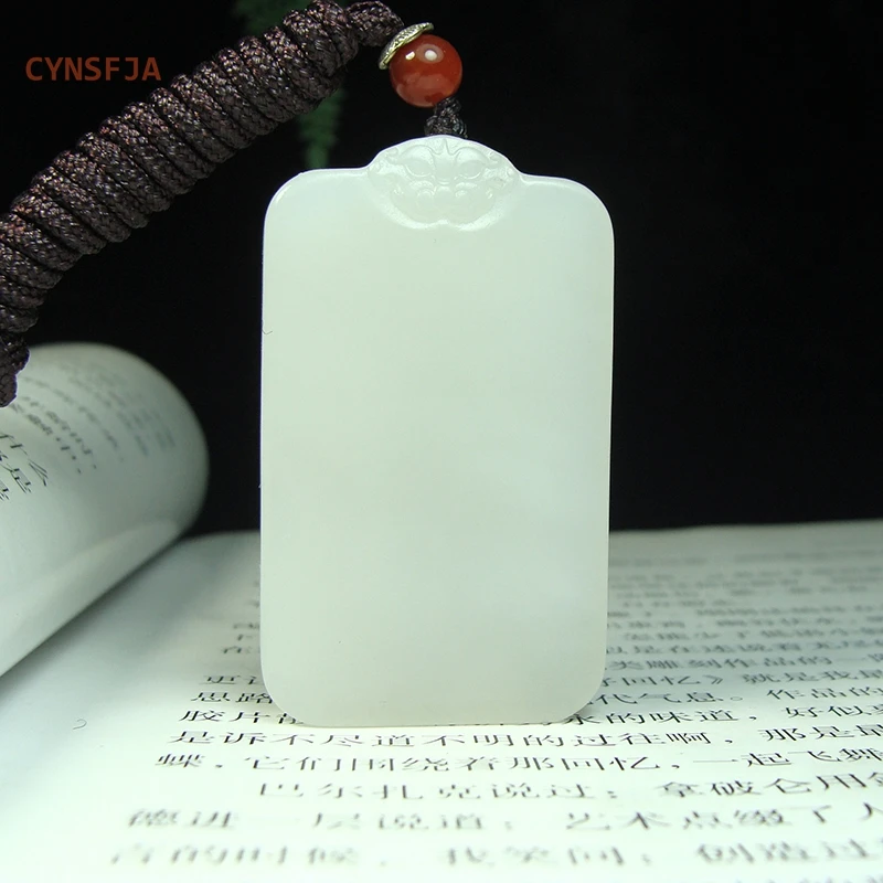 

CYNSFJA новый настоящий редкий сертифицированный Hetian баранина-жировой нефрит счастливый амулет долголетие мира нефритовый кулон высокое качество подарки на день рождения