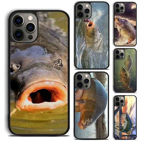 CARP FISHING FISHING 휴대폰 케이스 커버, 아이폰 16, 15, 14 플러스, X, XR, XS, 애플 11, 12, 13 미니 프로 맥스