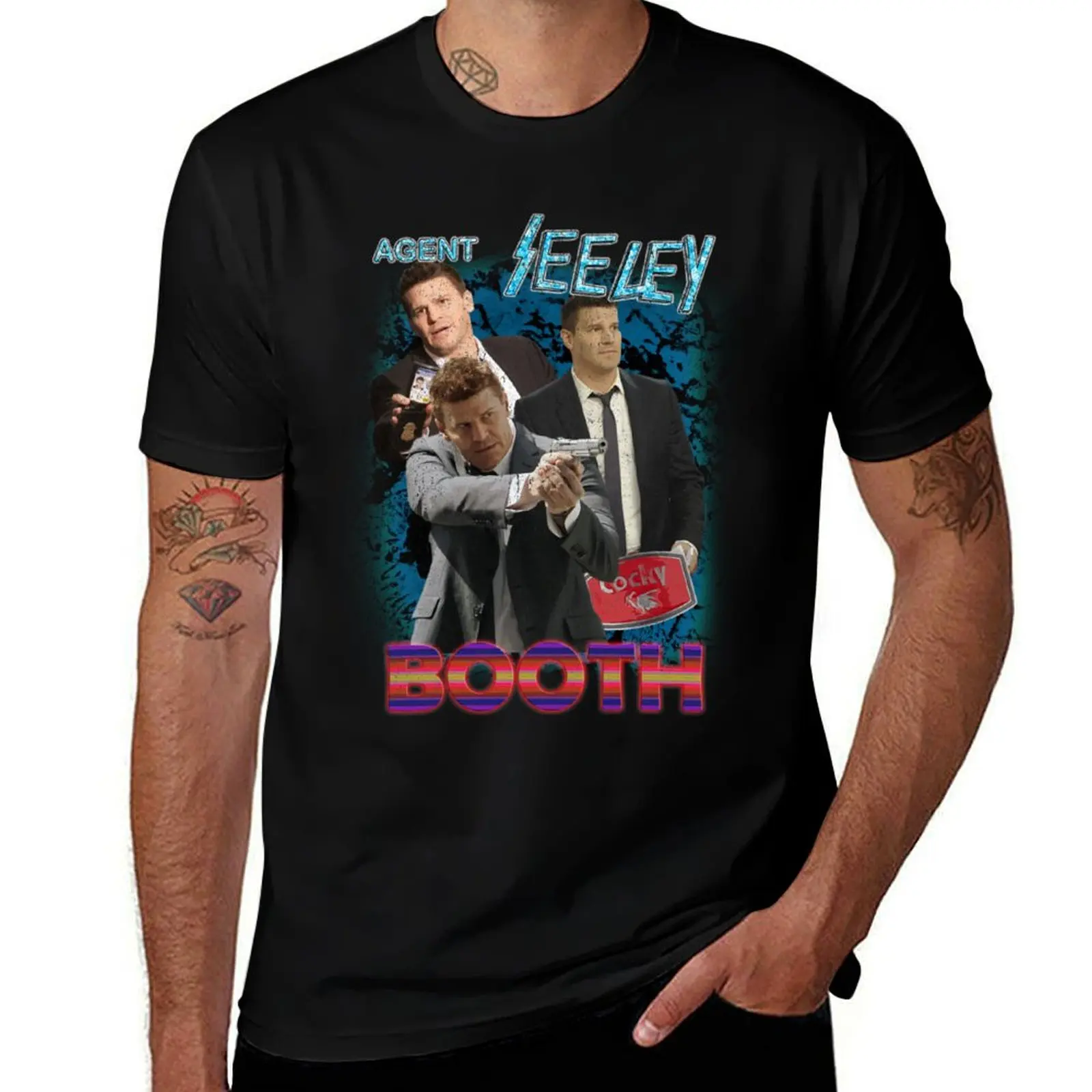 Seely Booth Vintage *UPDATED* T-Shirt Plus Size Outdoor Casual Top T-Shirt