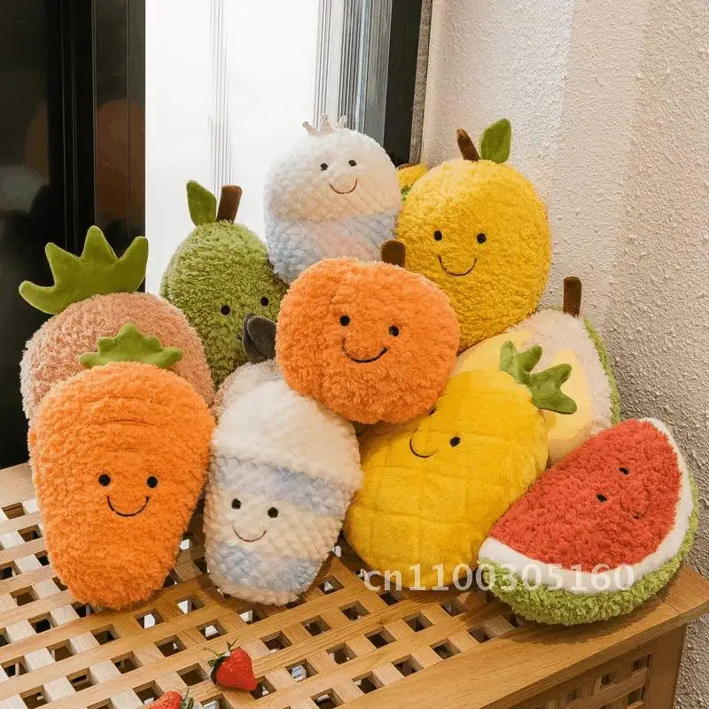 

New 20-25cm Simulated Fruit Plush Toy Cute Doll