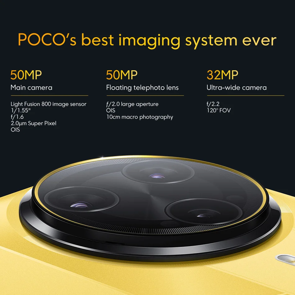 POCO F7 Ultra الإصدار العالمي Snapdragon 8 Elite 6.67 بوصة 50 ميجابكسل 50 ميجابكسل 5300 مللي أمبير AMOLED 120 وات HyperChange