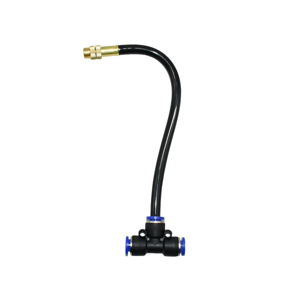 Outdoor Misting Cooling System Nozzles Terrace Flower Pot Mist Sprinkler Straight Push Lock Joint Tee Connector