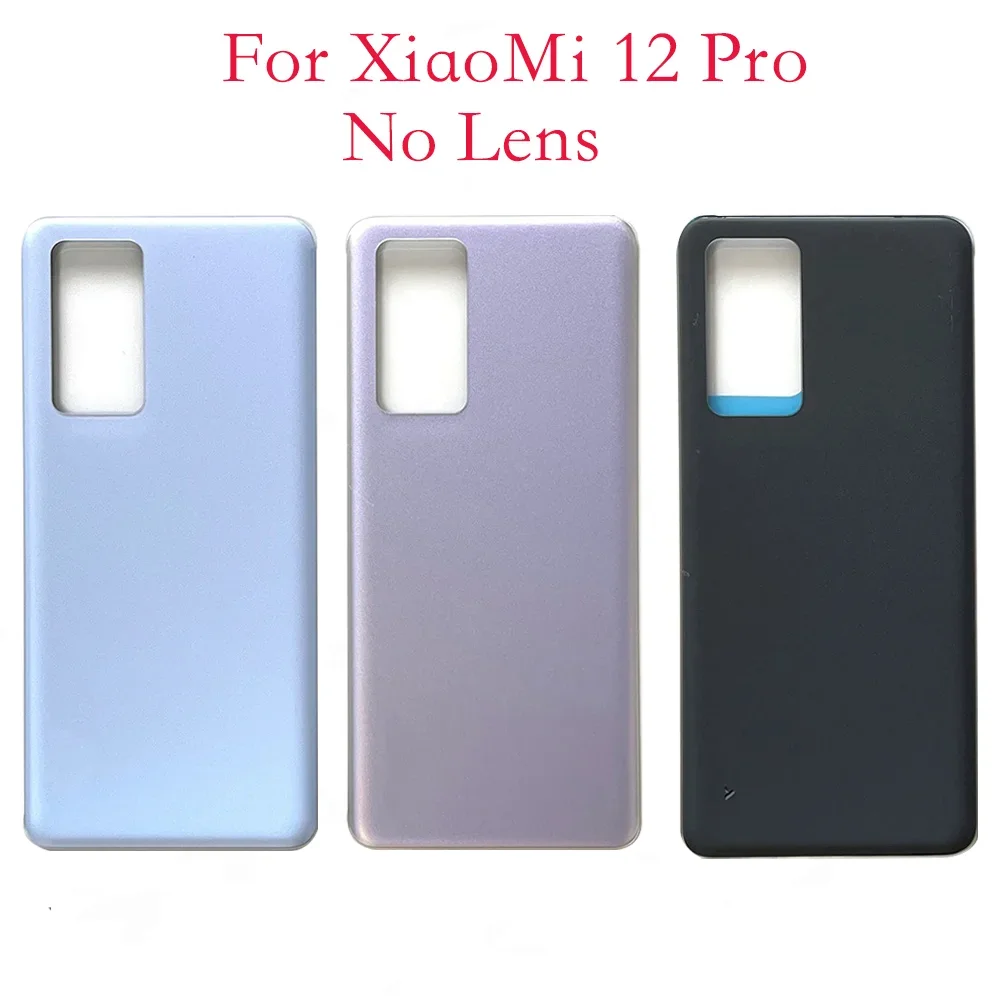 Battery Cover Door Back Housing For Xiaomi Mi 12 Pro Glass Lid Rear Mi12 Pro 2201122C 2201122G With Camera Frame Lens