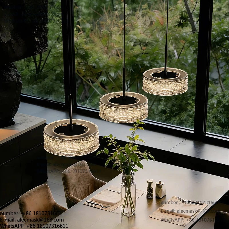 

Restaurant chandelier Modern simple restaurant light Dining table three-head