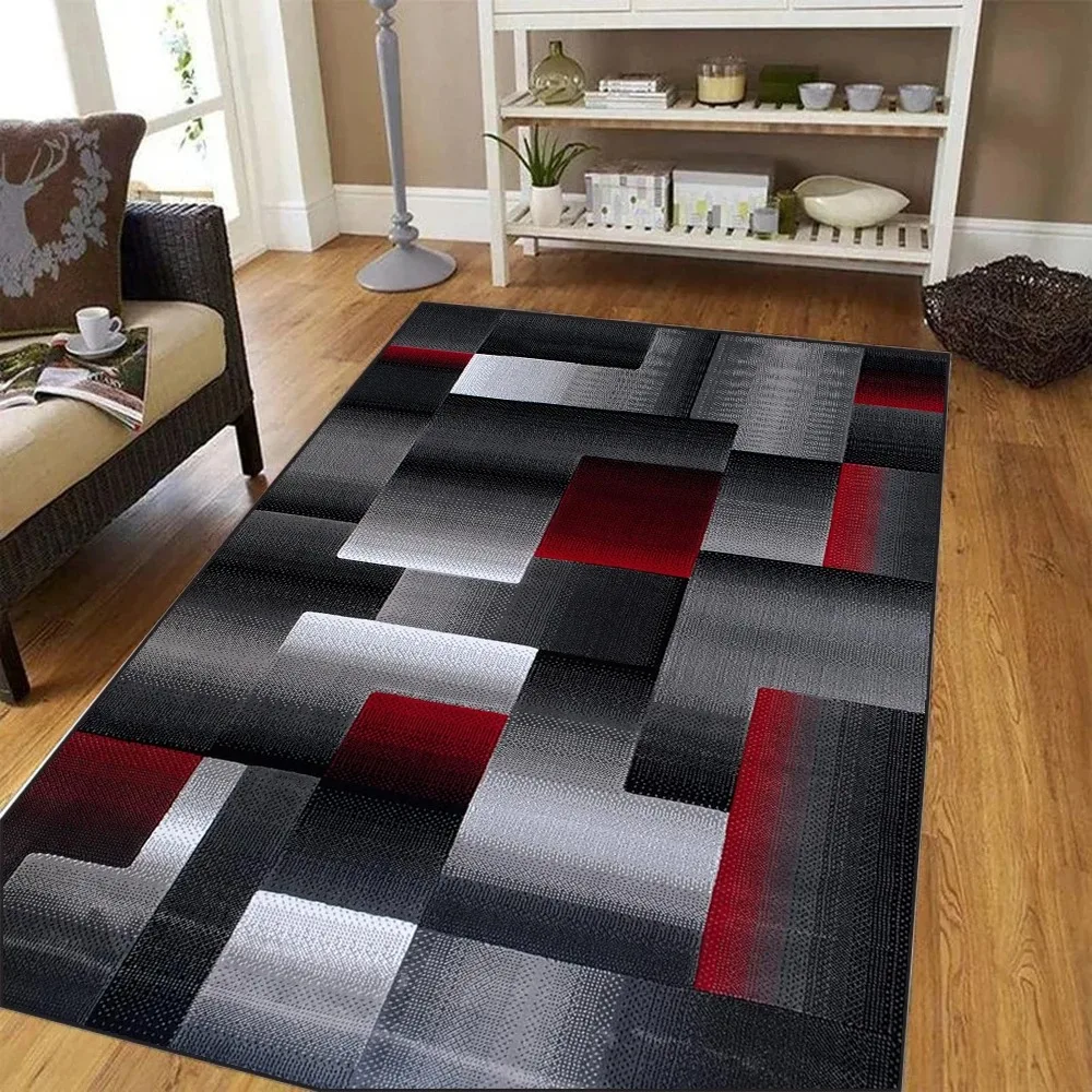 Nordic Geometric Carpet for Living Room Modern Luxury Decor Sofa Table Large Area Rugs Bathroom Mat Alfombra Para Cocina Tapis