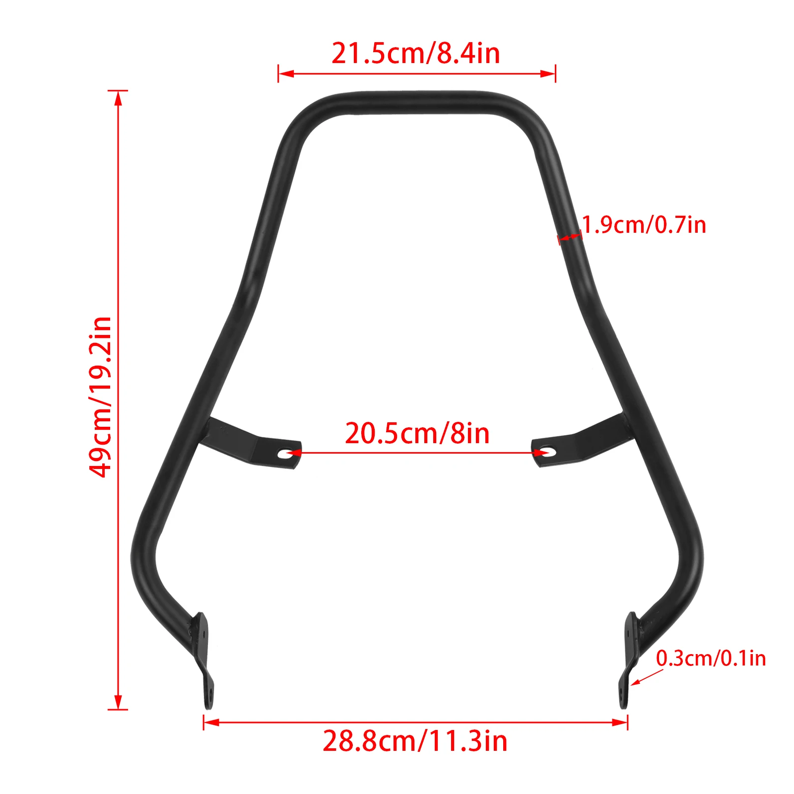 For Kawasaki Z900RS Z 900 Z900 RS Cafe 2018-2026 Motorcycle Passenger Rear Luggage Rack Seat Grab Hand Rail Bar Support Bracket - view 2