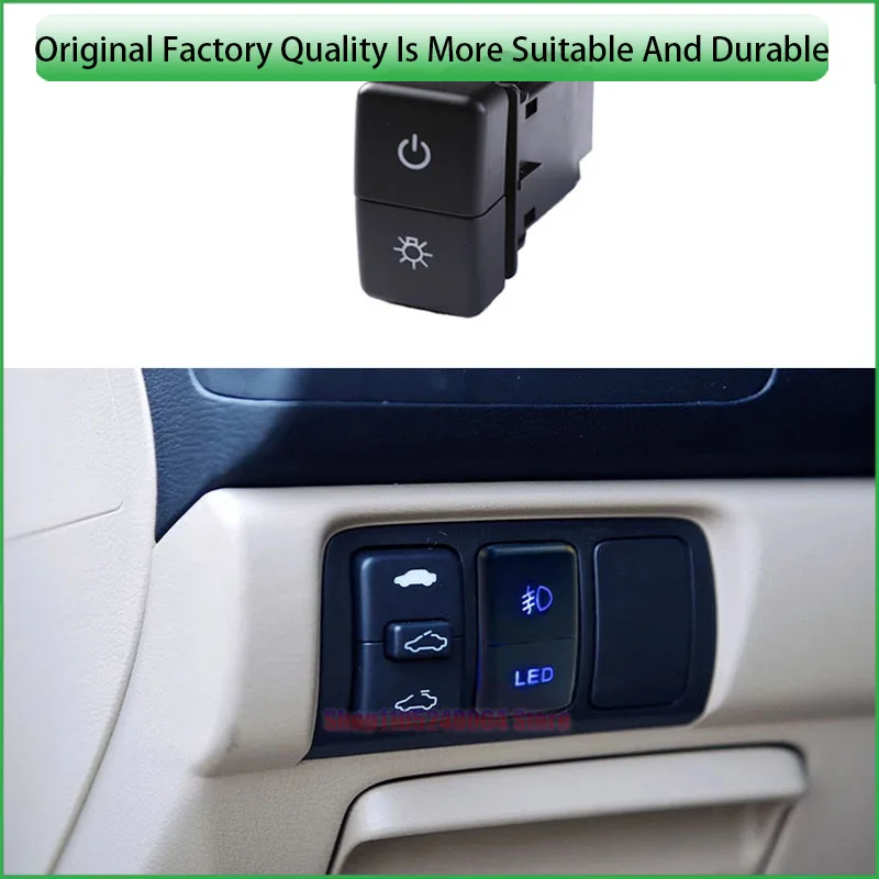 For Old Honda Accord Odyssey CR-V Blue Light Dual Switch 1PC For DRL Spotlight Fog Light LED Headlight Power Supply Control