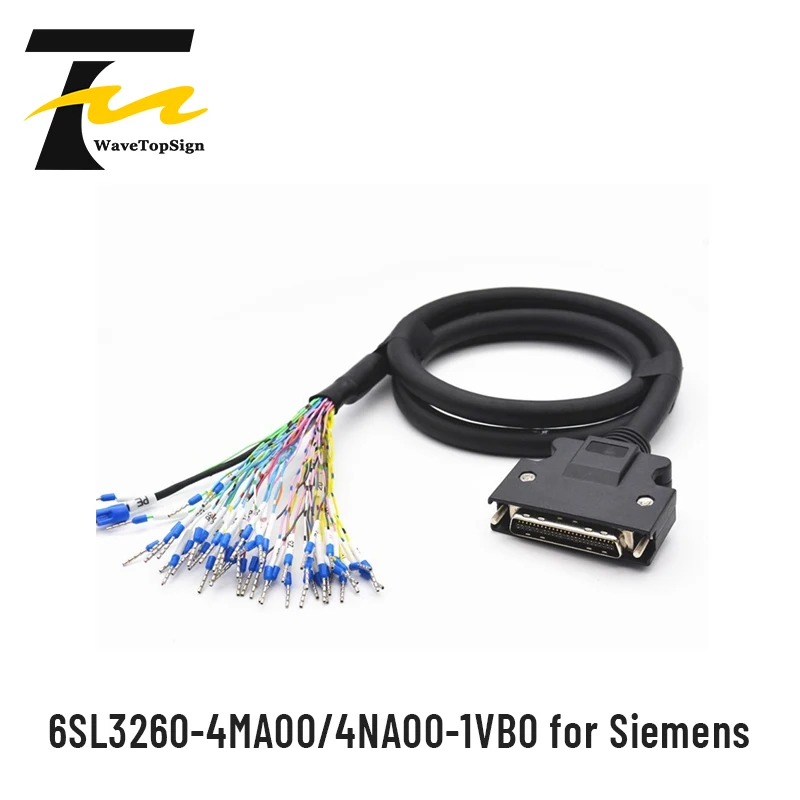 

WaveTopSign V90 Servo Control Cable I/O cable 6SL3260-4MA00-1VB0 20Pin 6SL3260-4NA00-1VB0 50Pin for Siemens