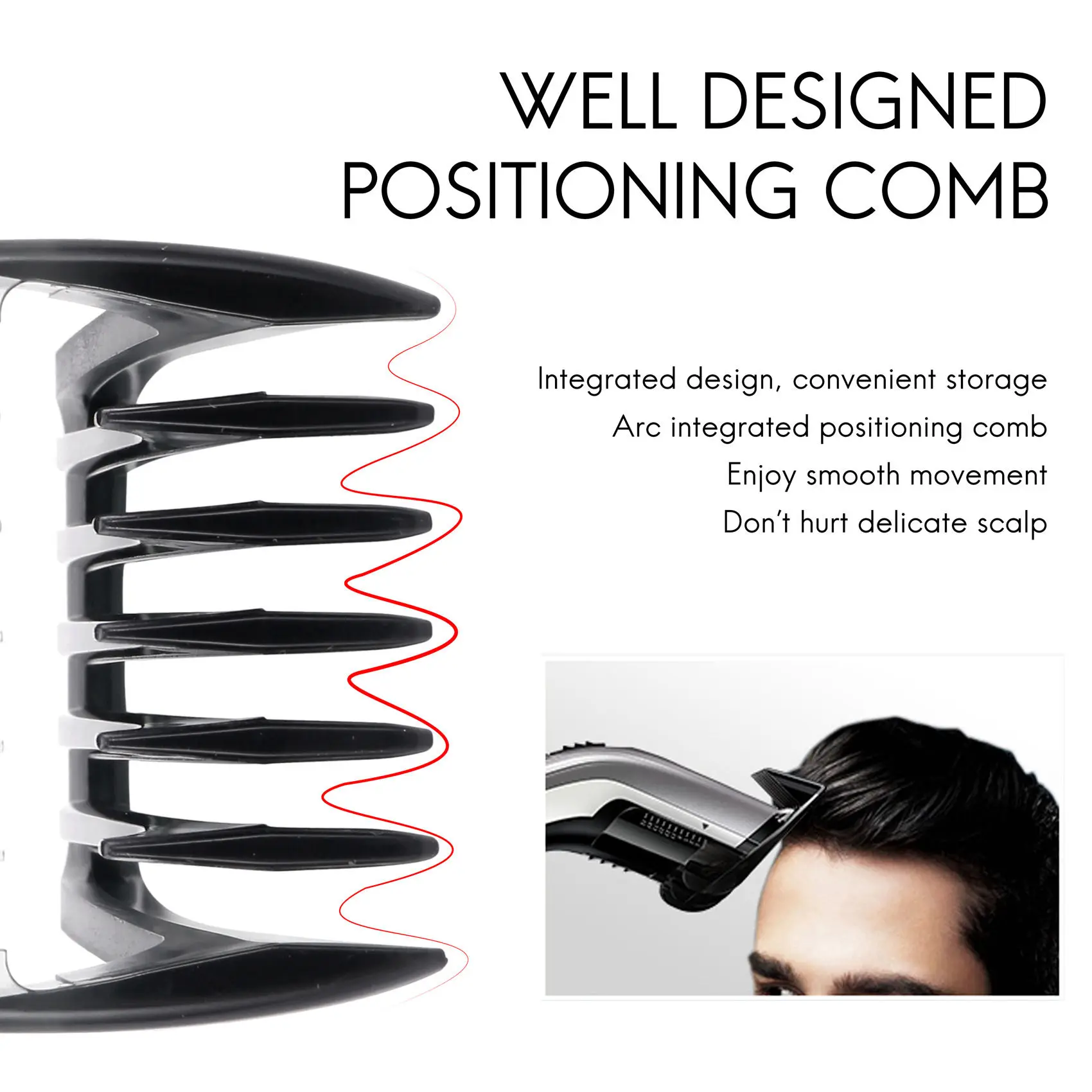 Peine de límite caliente, peines de repuesto, cabezal de corte, peine de límite para cortadora de pelo Philips HC3400 HC3410 HC5440 HC5442 HC5450