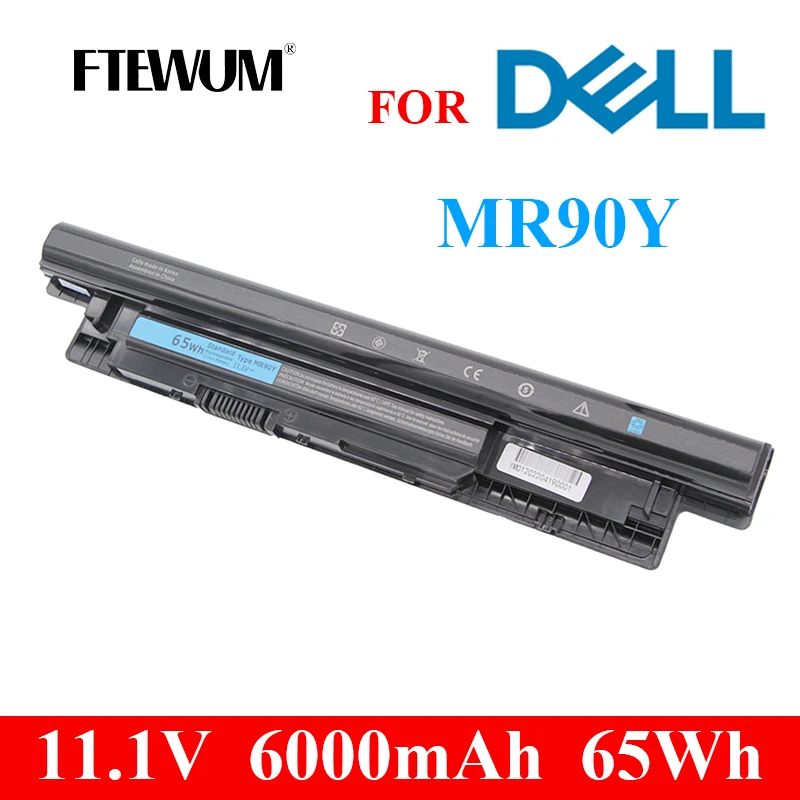 MR90Y 6 Cells 11.1V 65Wh Laptop Battery For Dell Inspiron 3421 3437 3521 3537 3721 3737 5421 5437 5521 5537 5721 5737 XCMRD 14R