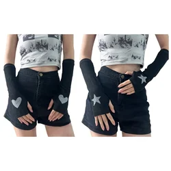 2000s Arm Sleeves for Theme Party Subcultures Knitted Arm Gloves Nightclub Mittens JKStyle Girl Gloves Party Supply Wholesale
