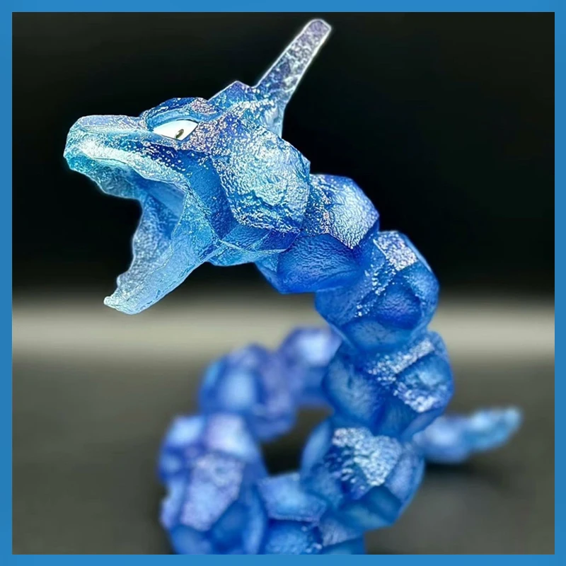 

Оригинальный Кристалл Оникс Аниме Покемон Оникс 15 см Фигурки домашних животных Статуя Подвижная коллекция Орнамент Украшение Модель Подарки