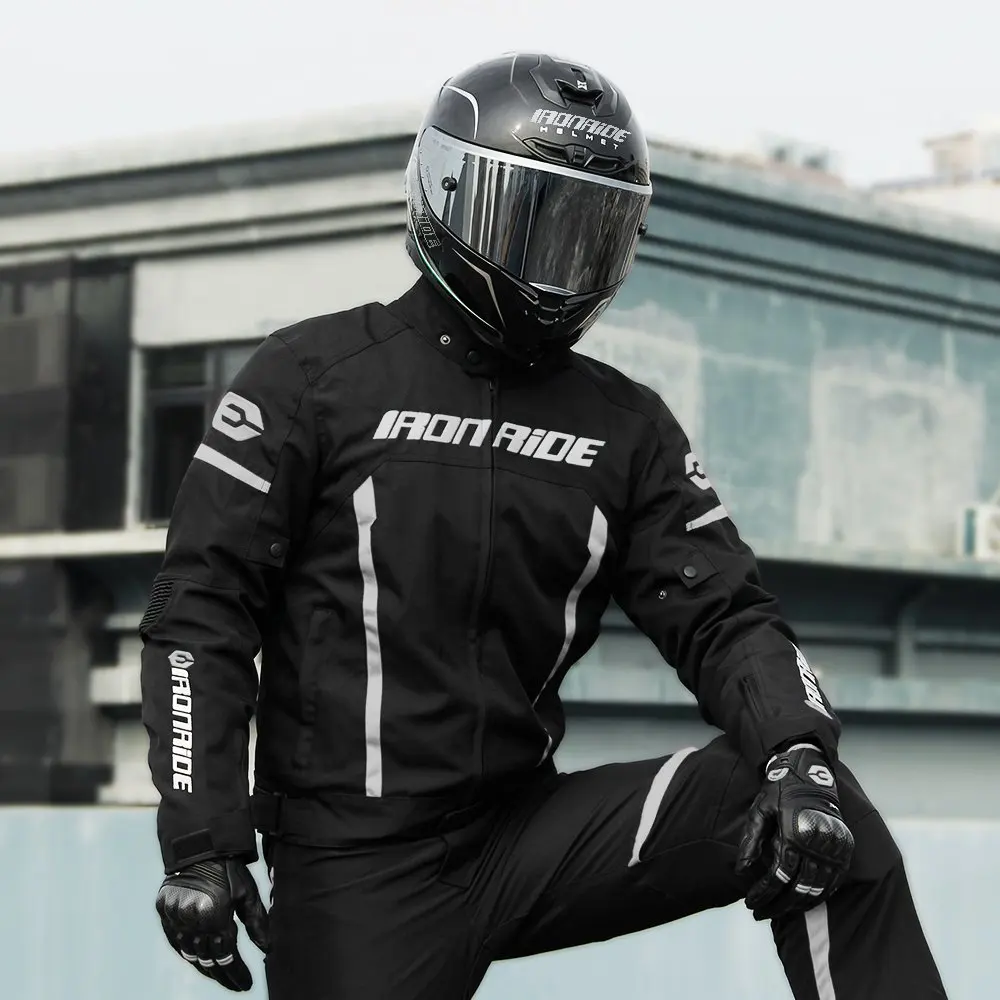 

Motorcycle Jacket Winter Cold-proof Waterproof Motorcross Jacket Windproof Riding Motorbike Clothes Black Motorcycle Equipment