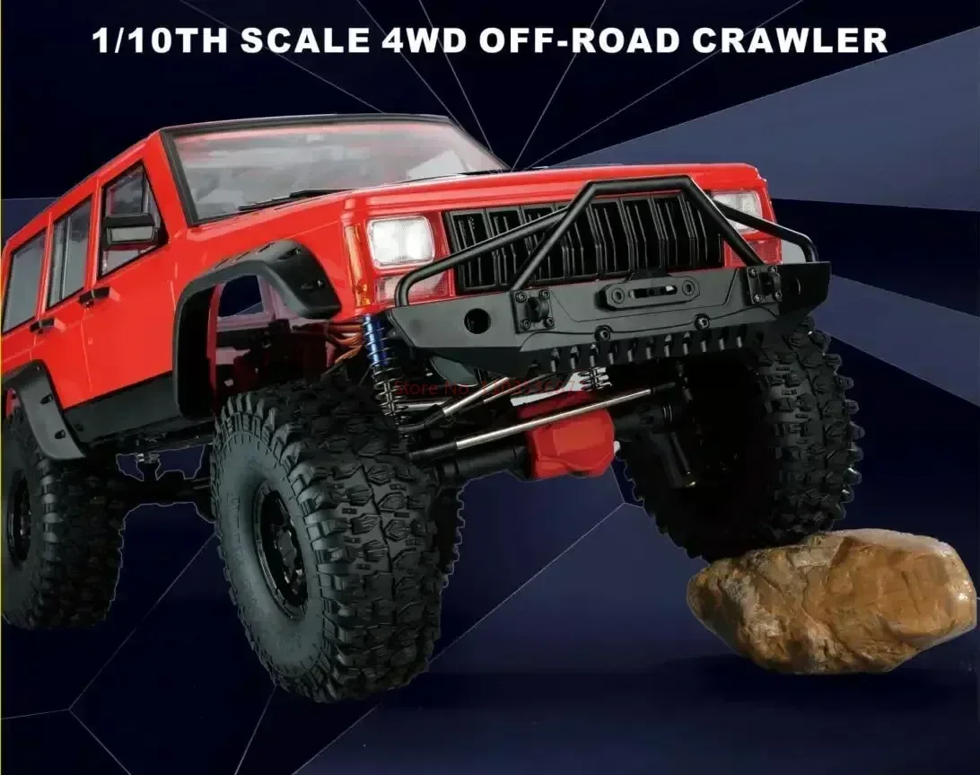 

1:10 Shock Climbing Car Simulates Four Wheel Drive Off Road Climbing Toy Cherokee Electric T Car Metal Drive Shaft Oil Pressure