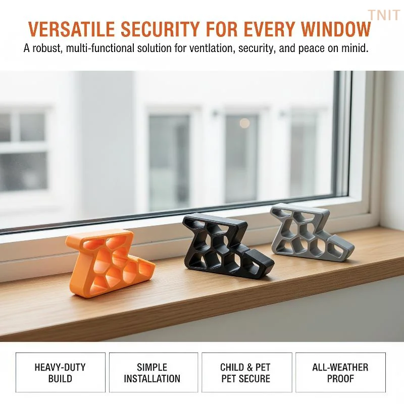 Home Bathroom Lock - [J] 3Pcs Heavy Duty Door Stopper