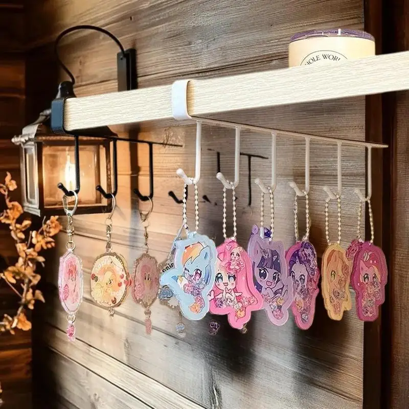 Keychain Hanger Pendants Display Rack Storage Rack Rotatable Rack Hair Ring Rope Desktop Finishing Holder For Earrings Watch