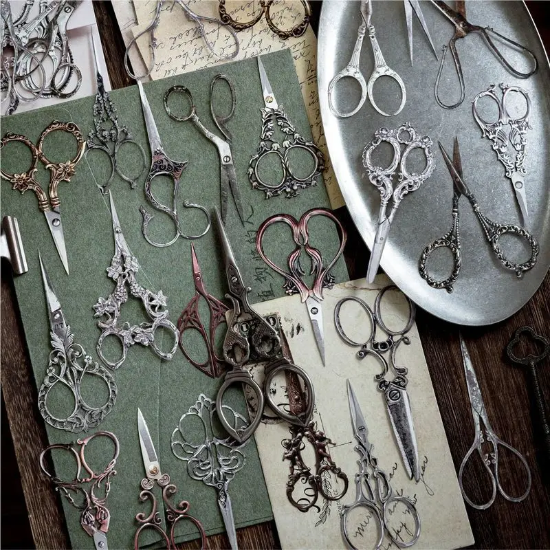 1pack/25pcs Unique Vintage Old Label Sticker Sheets, Antique Tag Pattern Stickers for Student Journal, Collage Deco Stickers