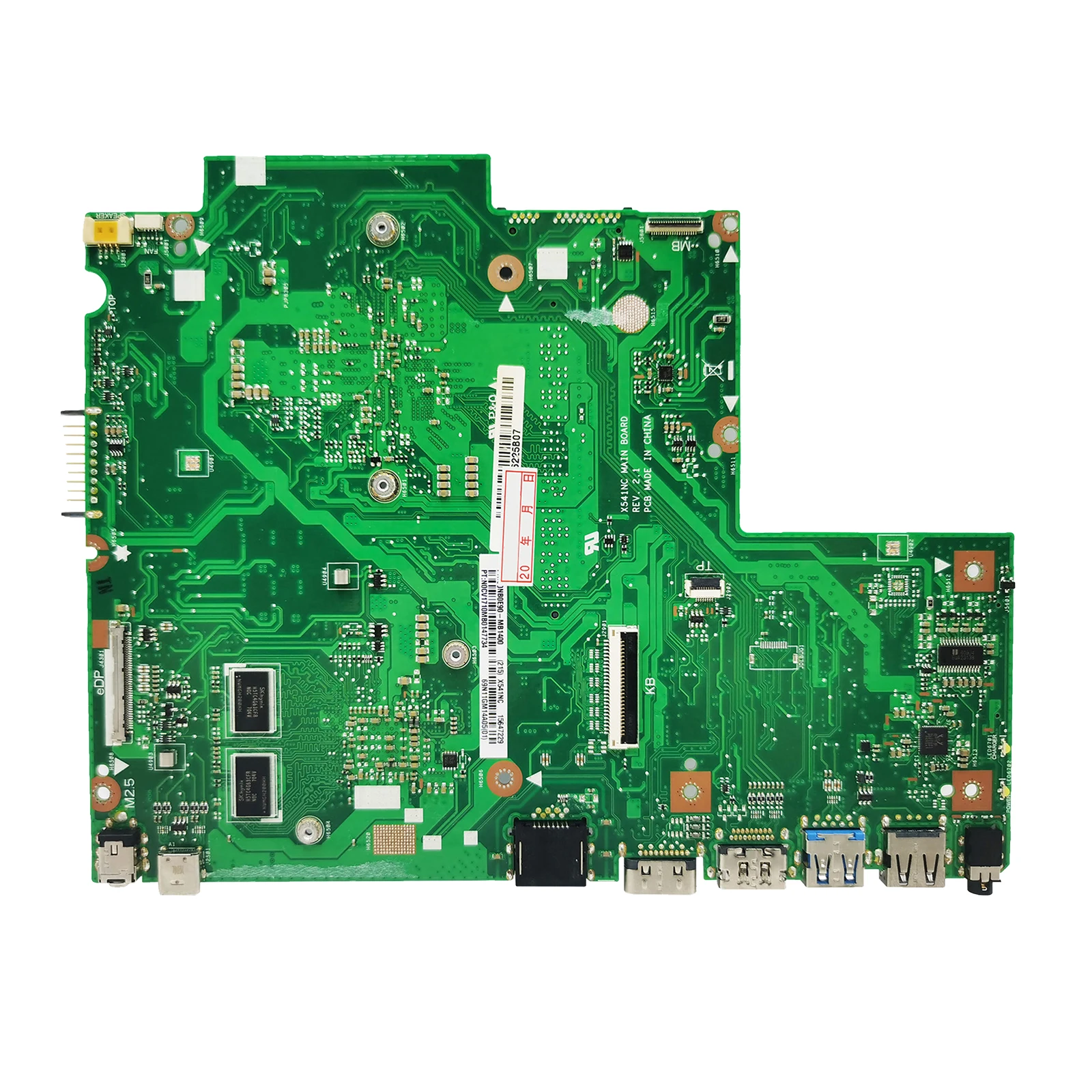 X541NC Notebook Mainboard For ASUS X541N A541NA A541NC R541N F541N Laptop Motherboard N4200 N3350 GT810M 100% Test OK