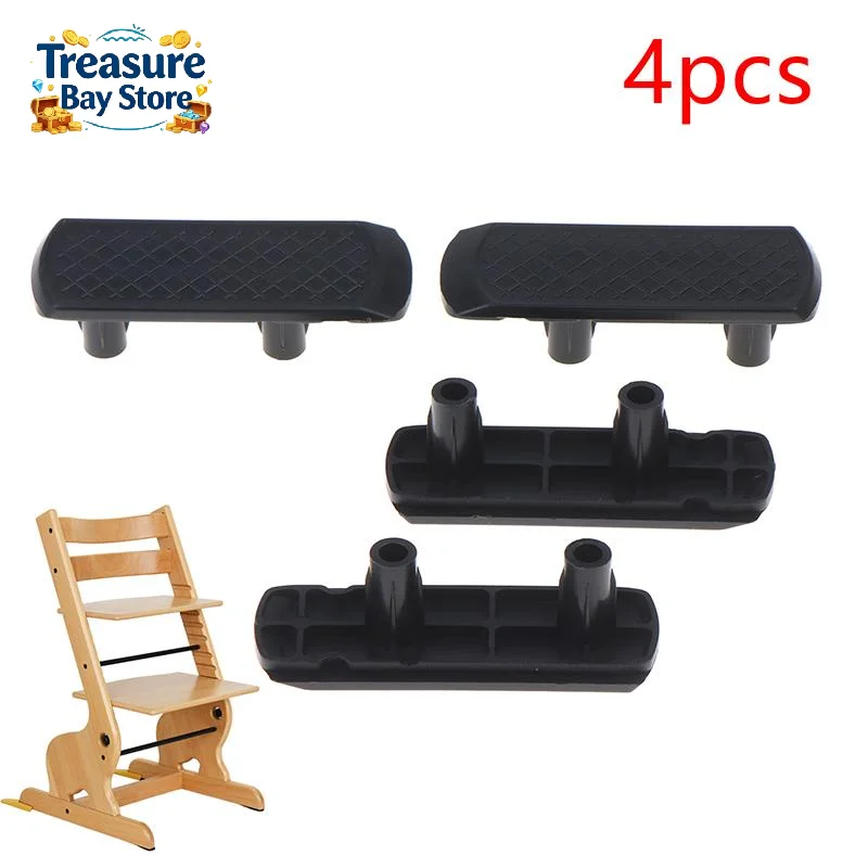 

4/8/10Pack High Chair Foot Rest Replacement Parts With Non Slip Textured Surface For Adjustable Wooden Baby Feeding High Chairs