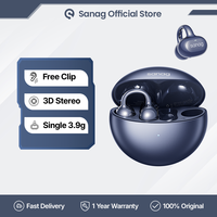 Sanag S6S Pro Free Clip Open Ear Earphone Ear Clip OWS Sport Wireless Headset 3D Stereo Sound Bluetooth Earbuds TWS Headphones