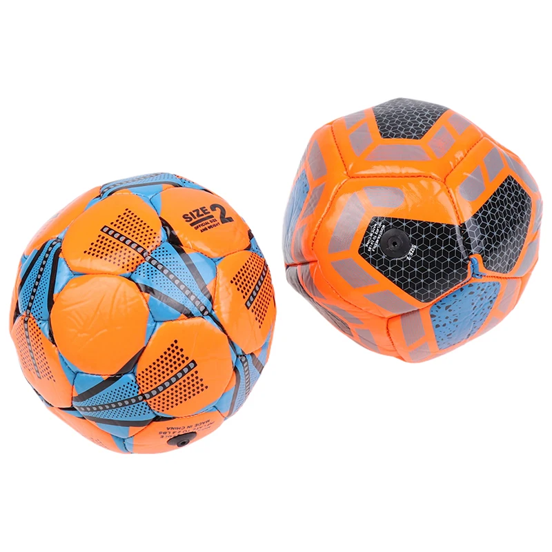1 pelotas de fútbol tamaño 2 pelota PU + PVC pelotas de entrenamiento de fútbol fútbol Voetbal juego de deportes al aire libre entrenamiento práctica pelota 15cm