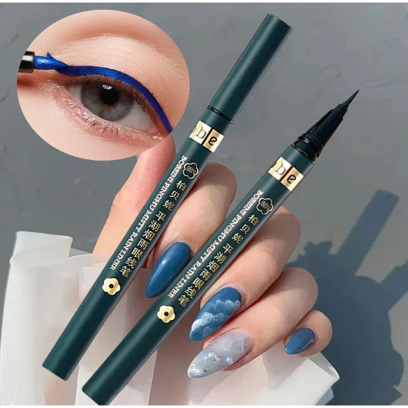 Nieuwe Snel Drogende Eyeliners Potlood Matte Vloeibare Eyeliners Waterdichte Duurzame Witte Zweetbestendige Ogen Cosmetica Make-Up 5 Kleuren