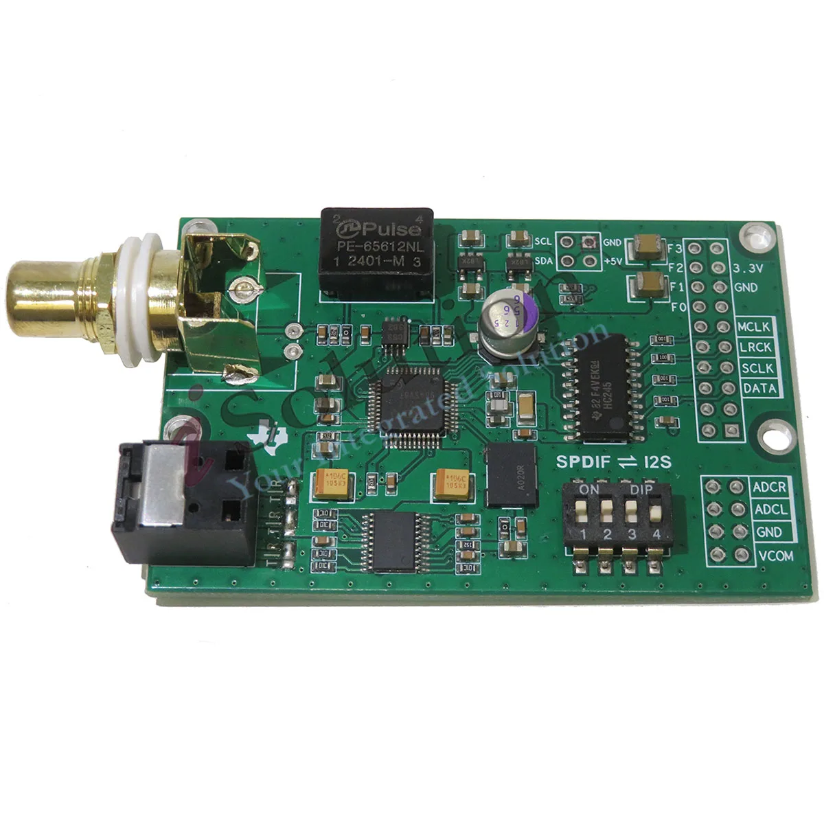 I2S IIS Optical Coaxial Analog Audio Signal Processing Conversion Switch Board for Amanero Italian USB Digital Interface