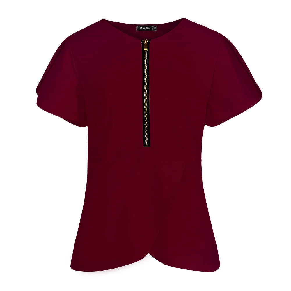 Vrouwen Effen Kleur Verpleegster Uniform Korte Mouw V-Hals Tops Oversized Scrub Shirt Voor Vrouwelijke Zorgverlener Gezondheidszorg Kliniek Kleding